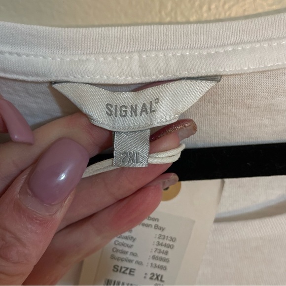 𝅺SIGNAL Graphic Short Sleeve Tee Shirt Size 2XL - Picture 4 of 6